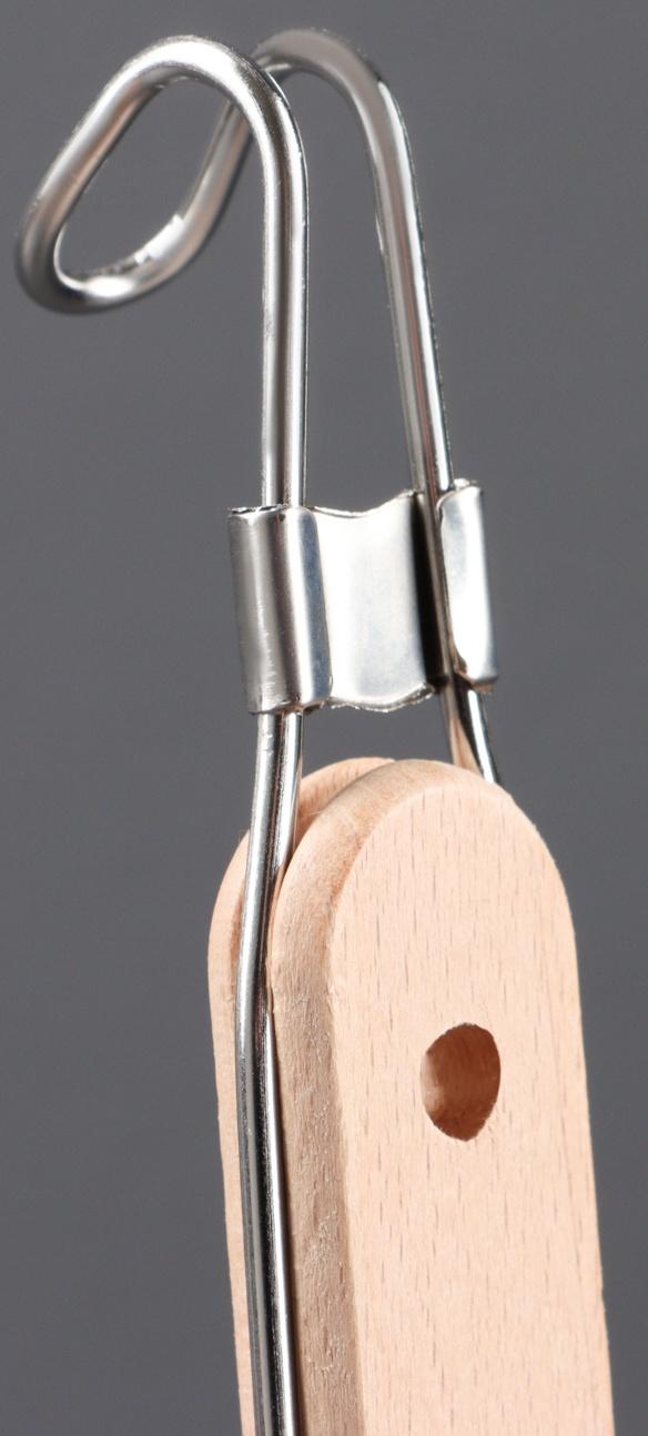 Корзинка для приготовления картошки фри, 35см, дерев ручка