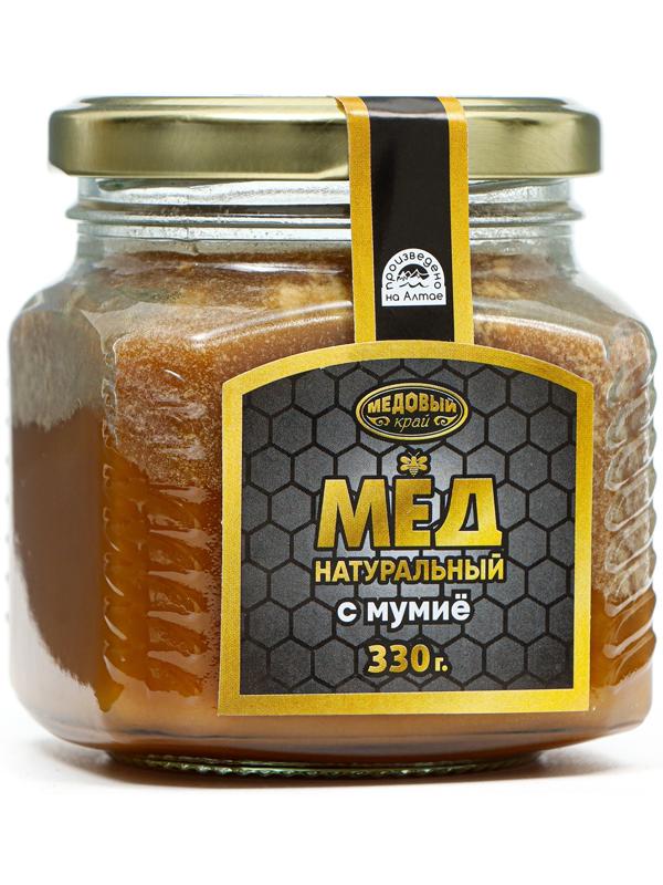 Мёд алтайский с мумие, 2 банки по 330 г