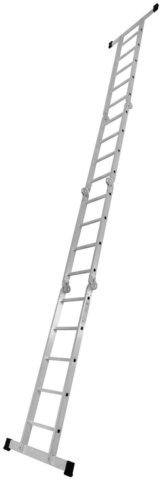 Лестница-трансформер ТУНДРА, алюминиевая, 5х4х4х5 ступени
