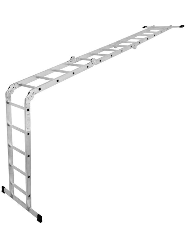 Лестница-трансформер ТУНДРА, алюминиевая, 5х4х4х5 ступени