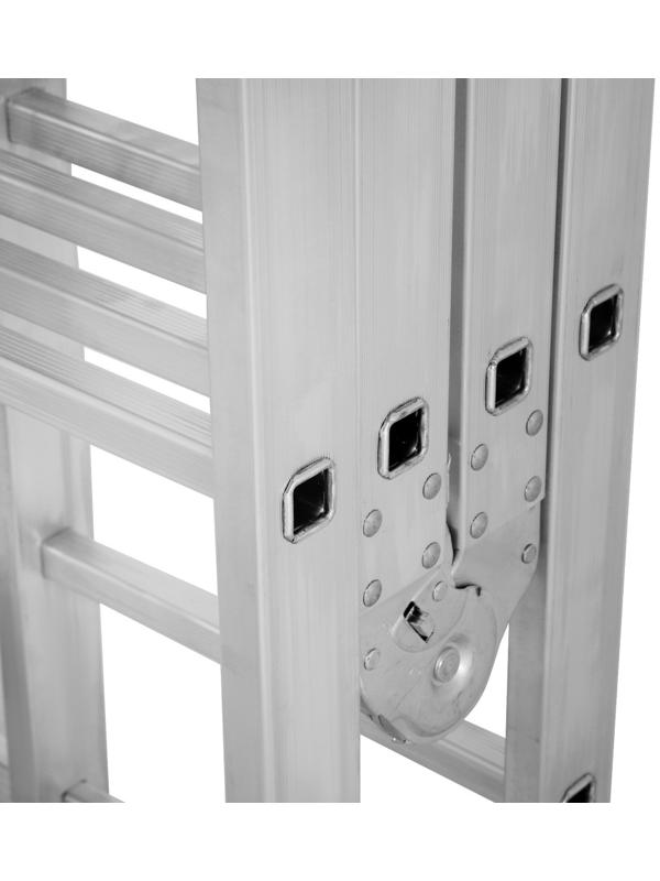 Лестница-трансформер ТУНДРА, алюминиевая, 5х4х4х5 ступени