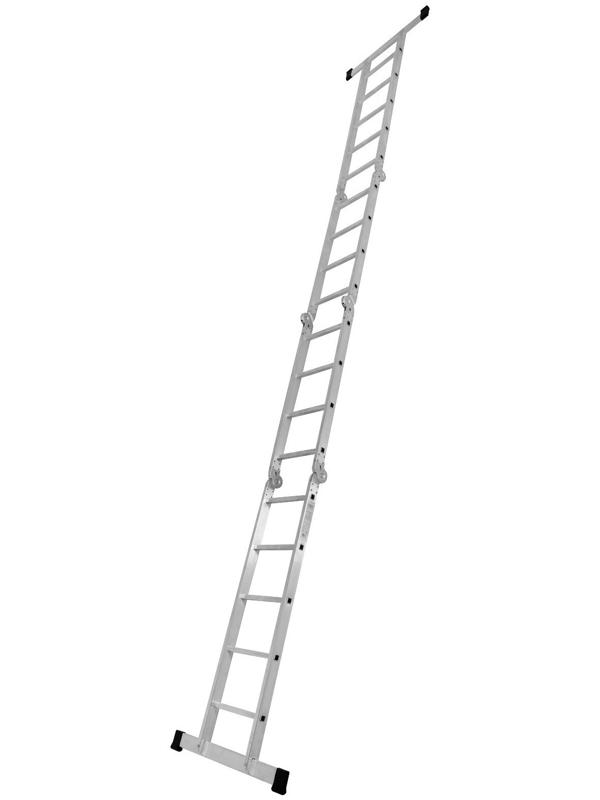 Лестница-трансформер ТУНДРА, алюминиевая, 5х4х4х5 ступени