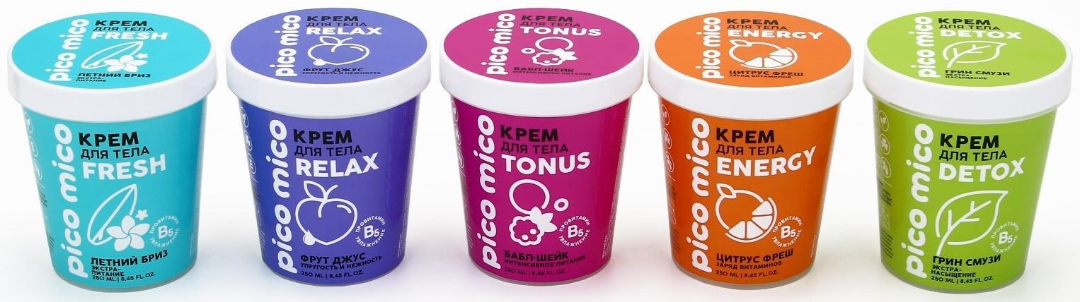 Крем для тела PICO MICO-Detox, грин смузи, 250 мл