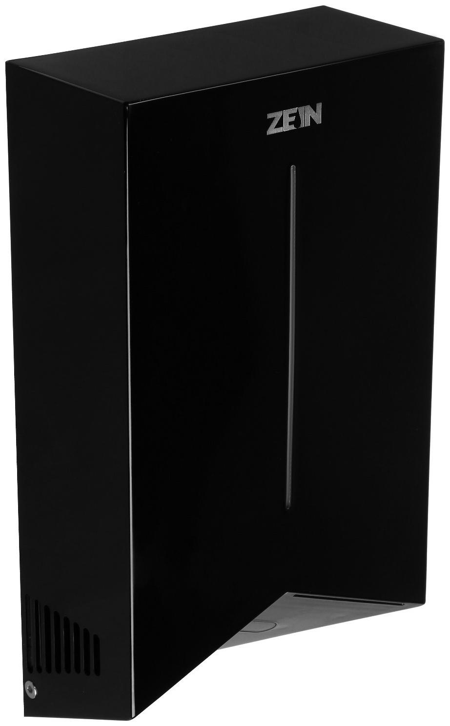 Сушилка для рук ZEIN HD227 Black, 1.2 кВт, 234х144х390 мм, черная