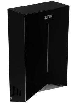 Сушилка для рук ZEIN HD227 Black, 1.2 кВт, 234х144х390 мм, черная