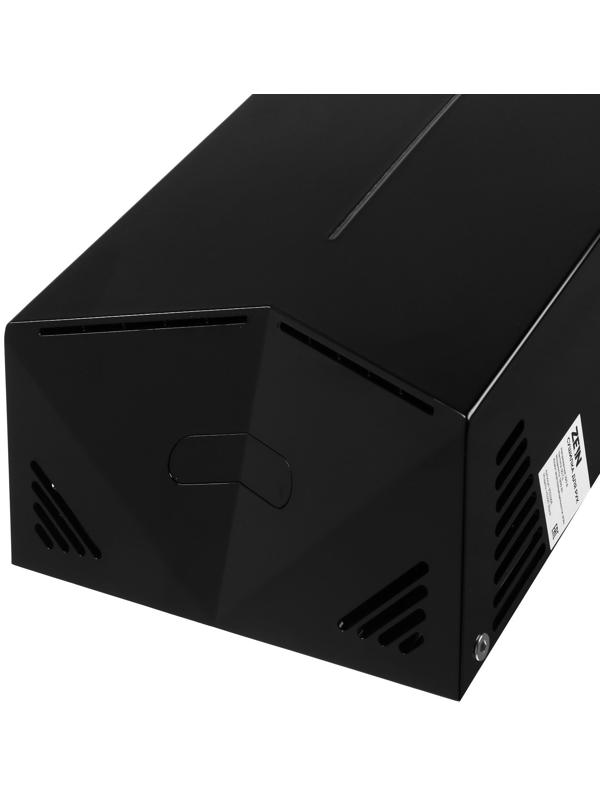 Сушилка для рук ZEIN HD227 Black, 1.2 кВт, 234х144х390 мм, черная