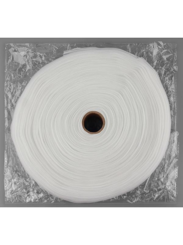 Шторная лента, органза, 4 см, 50 ± 1 м, цвет прозрачный