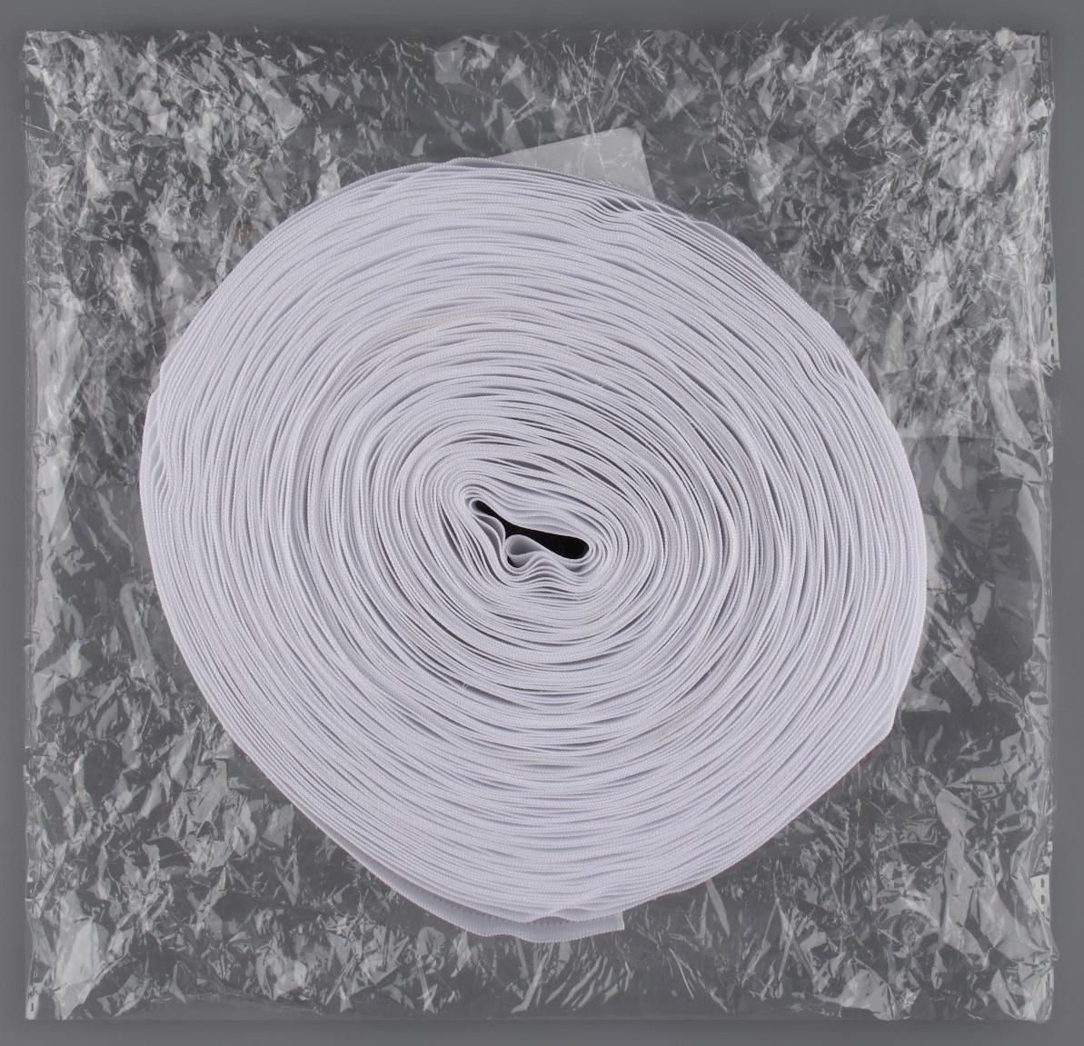 Шторная лента, матовая, 7 см, 30 ± 1 м, цвет белый