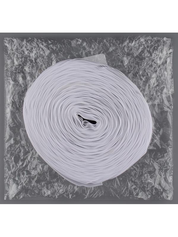 Шторная лента, матовая, 7 см, 30 ± 1 м, цвет белый