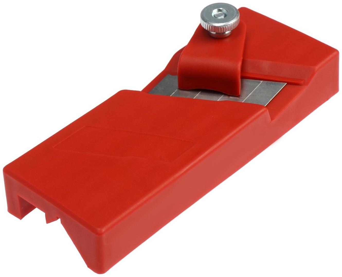 Нож ТУНДРА, для обрезки кромок, прямоугольная форма