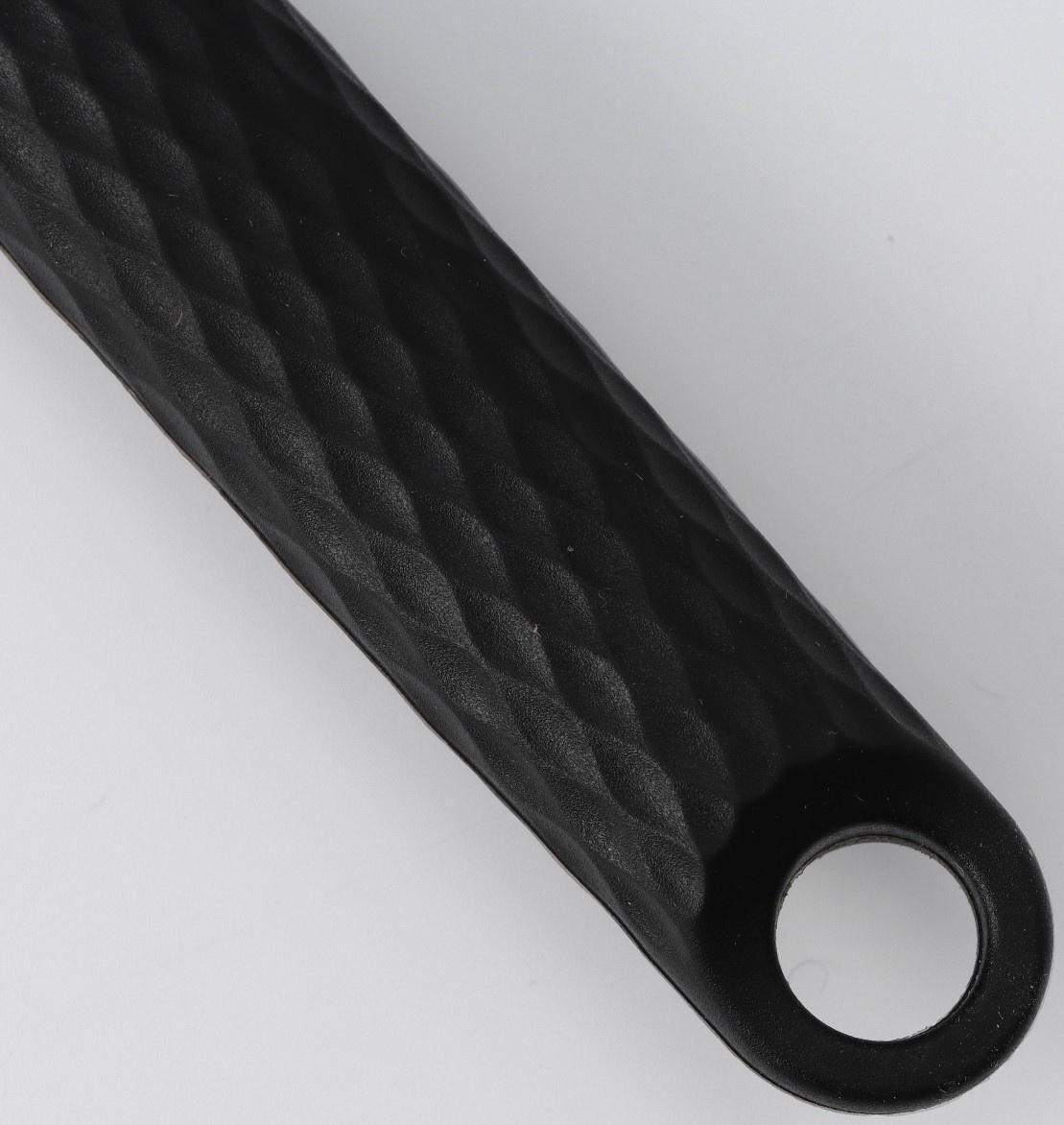 Лопатка с прорезями Доляна Picanto, 23 см, цвет чёрный