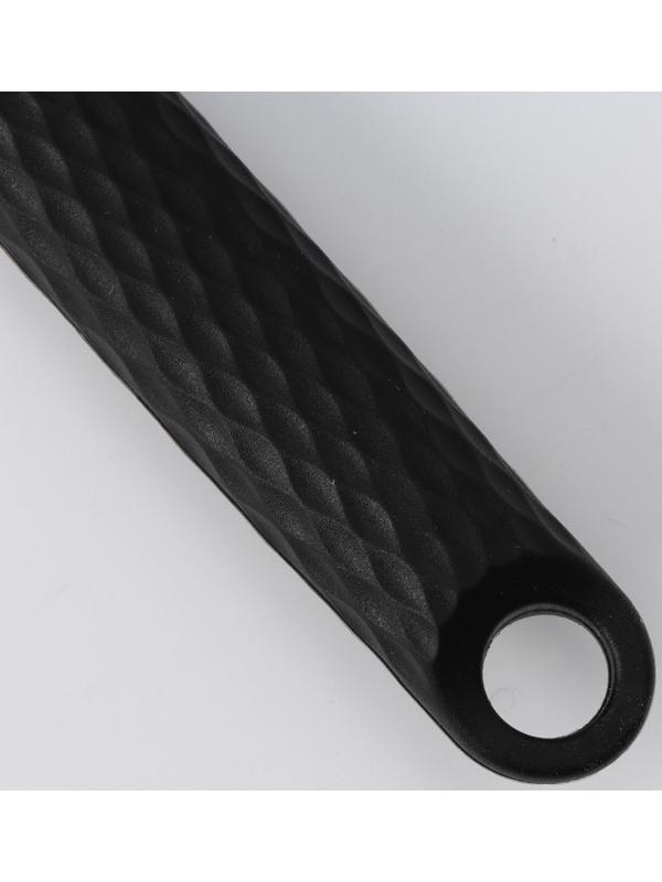 Лопатка с прорезями Доляна Picanto, 23 см, цвет чёрный