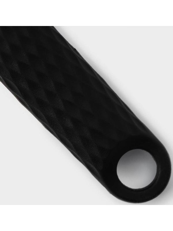 Лопатка для блинов Доляна Picanto, 33 см, цвет чёрный