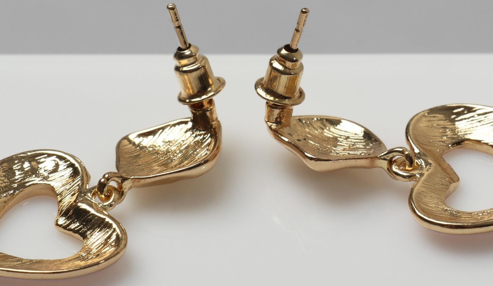 Серьги эмаль «Сердце