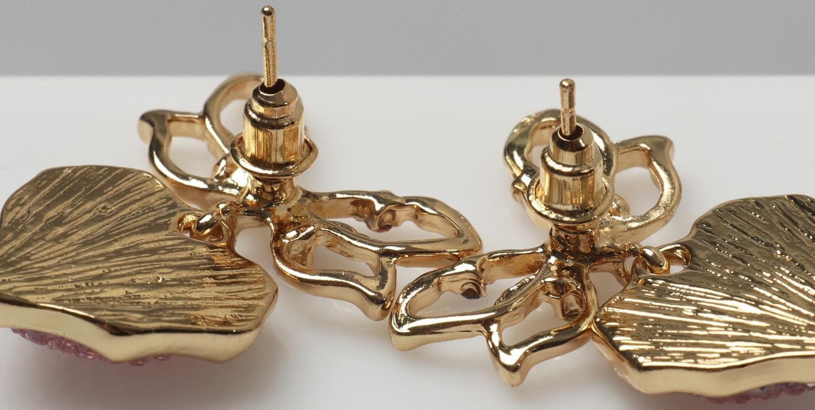 Серьги металл 