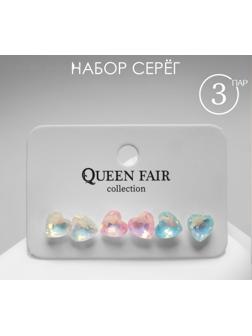 Пусеты 3 пары 