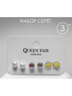 Пусеты 3 пары 