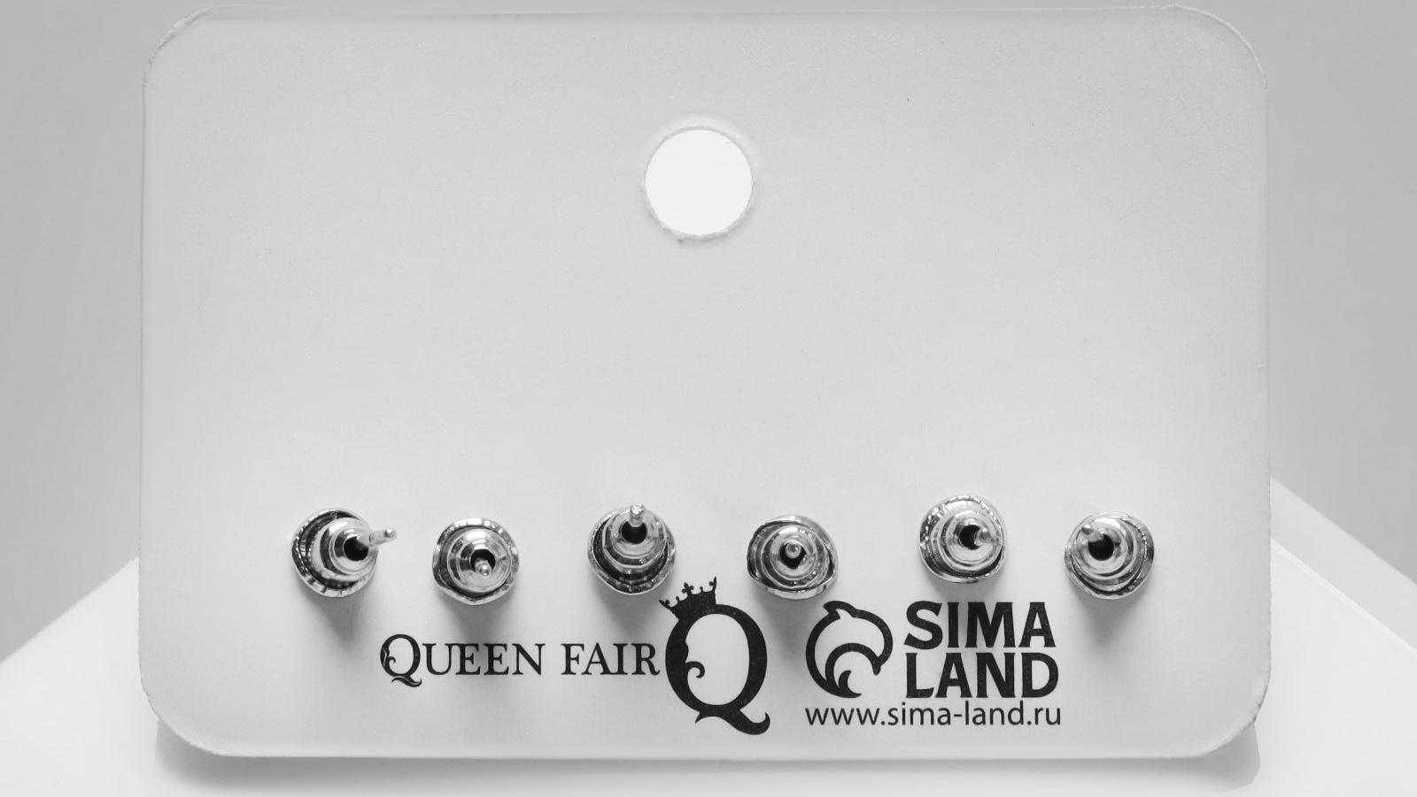 Пусеты 3 пары 