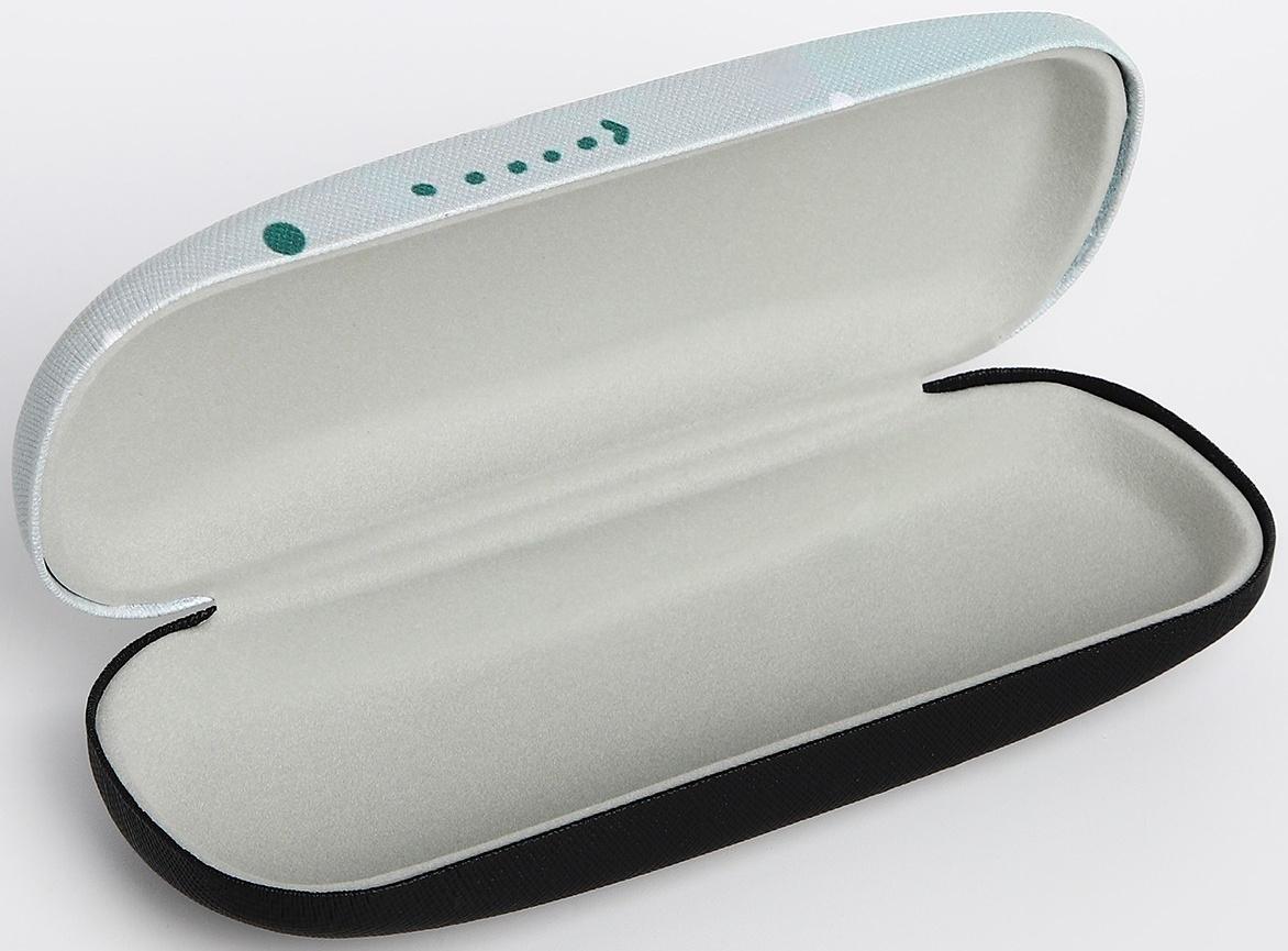 Футляр для очков, 16 х 4 х 6 см, хлопушка, цвет голубой