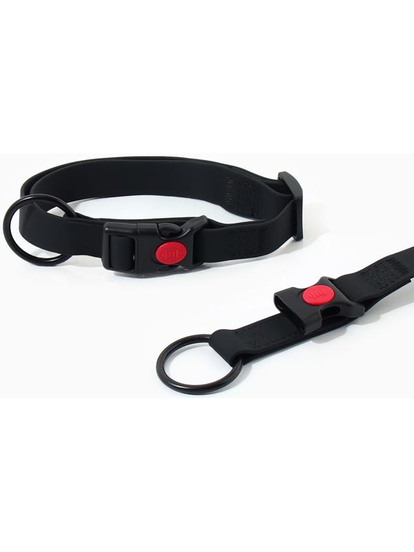 Ошейник для собак биотановый ОШ 30-50 см, чёрный
