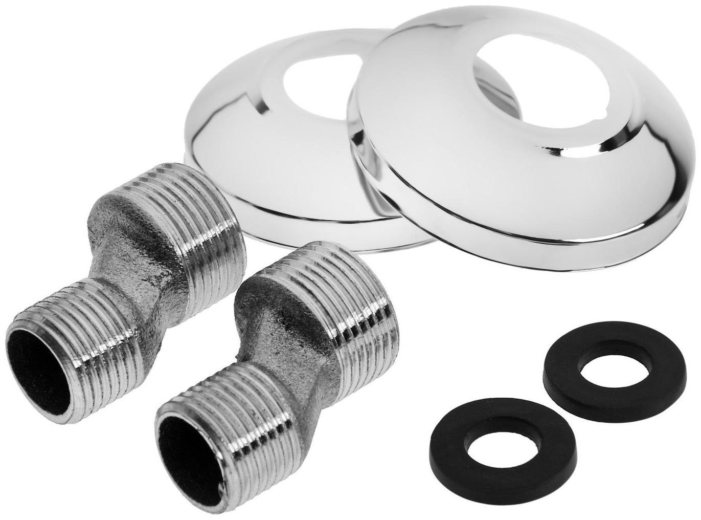 Смеситель для душа ZEIN Z2748, картридж 35 мм, с душевым набором, хром