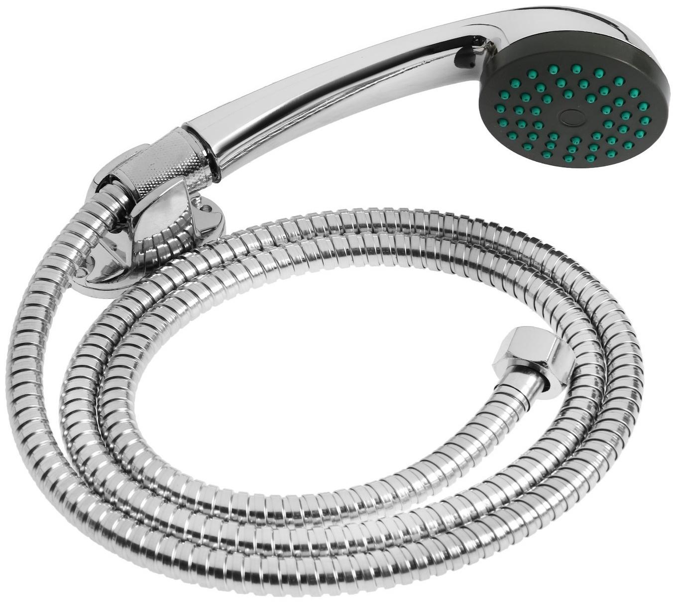 Смеситель для душа ZEIN Z2748, картридж 35 мм, с душевым набором, хром