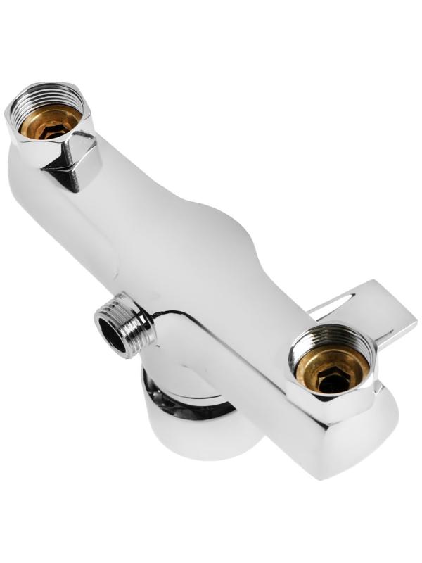 Смеситель для душа ZEIN Z2748, картридж 35 мм, с душевым набором, хром