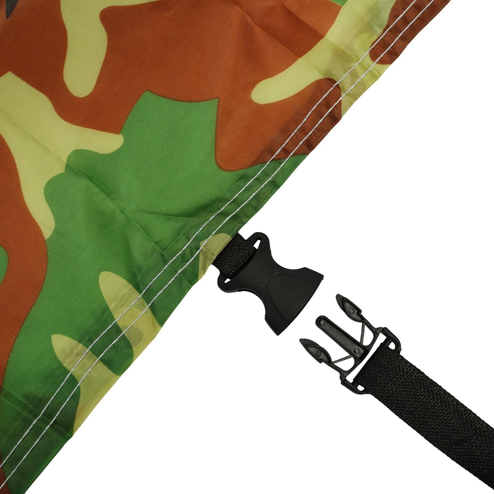 Тент автомобильный, водонепроницаемый, полиэстер, камуфляж хаки, размер L