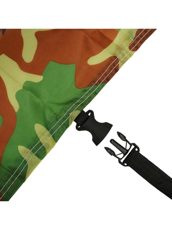 Тент автомобильный, водонепроницаемый, полиэстер, камуфляж хаки, размер XXL