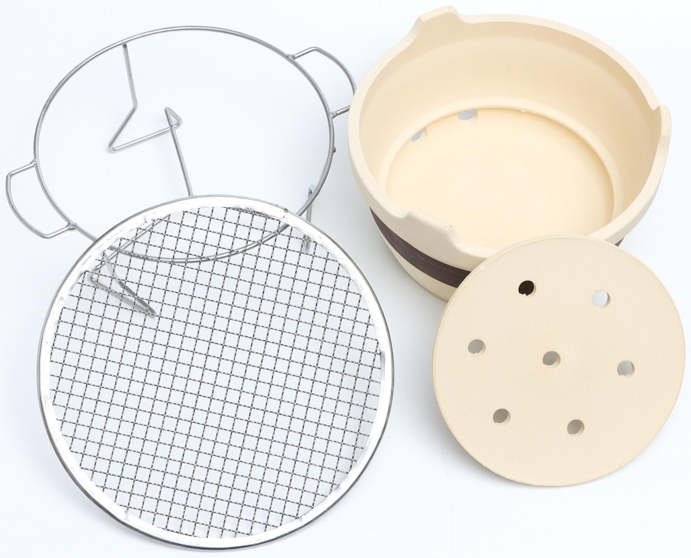 Тандыр настольный керамический, большой 24,5 х 17 см