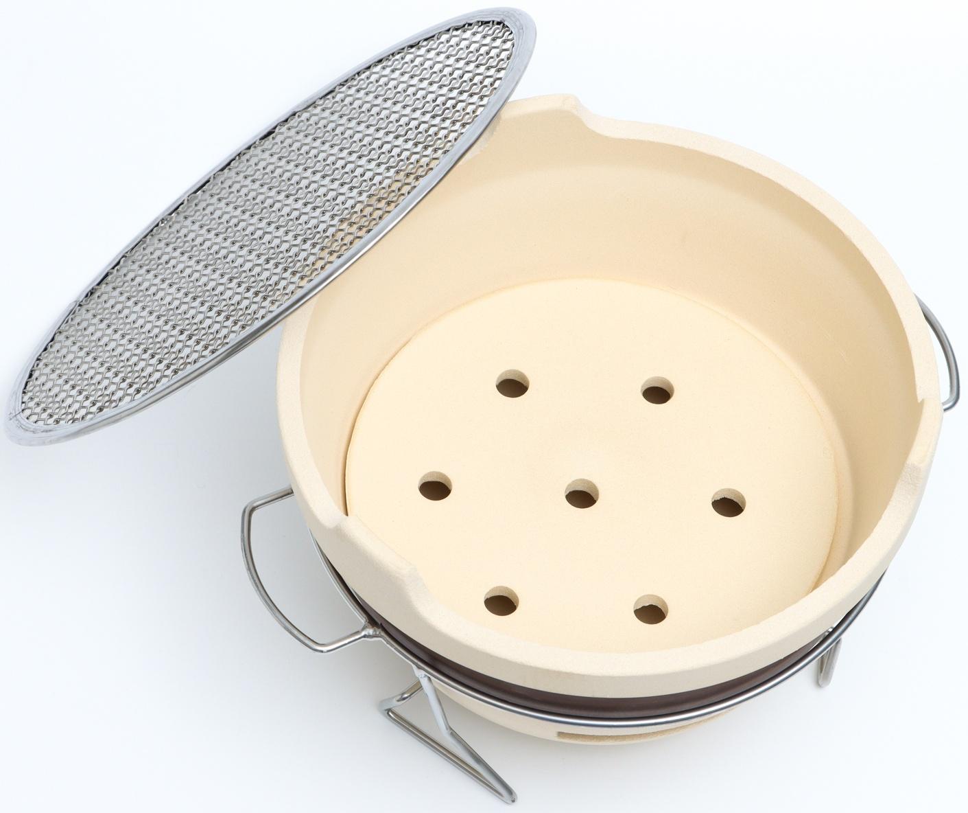 Тандыр настольный керамический, большой 24,5 х 17 см