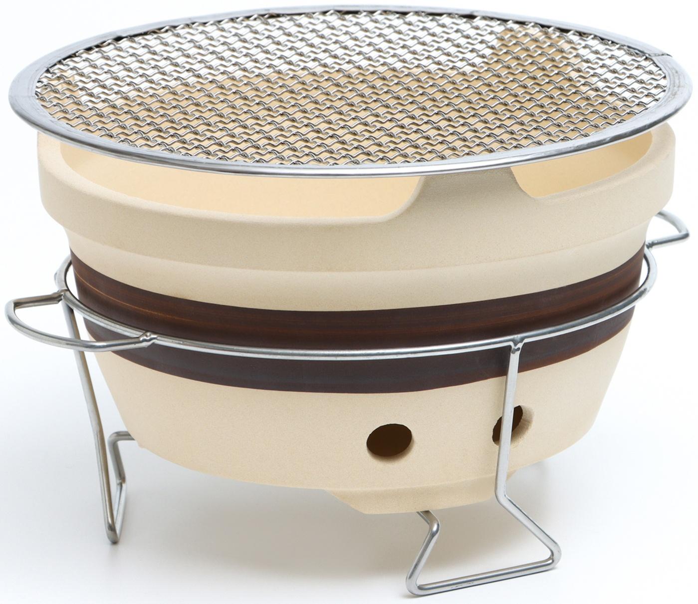 Тандыр настольный керамический, большой 24,5 х 17 см