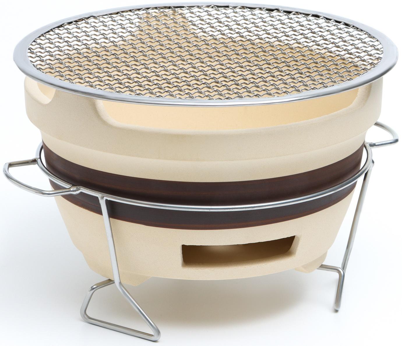 Тандыр настольный керамический, большой 24,5 х 17 см