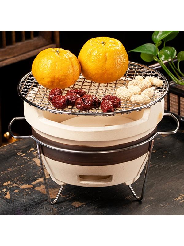 Тандыр настольный керамический, большой 24,5 х 17 см