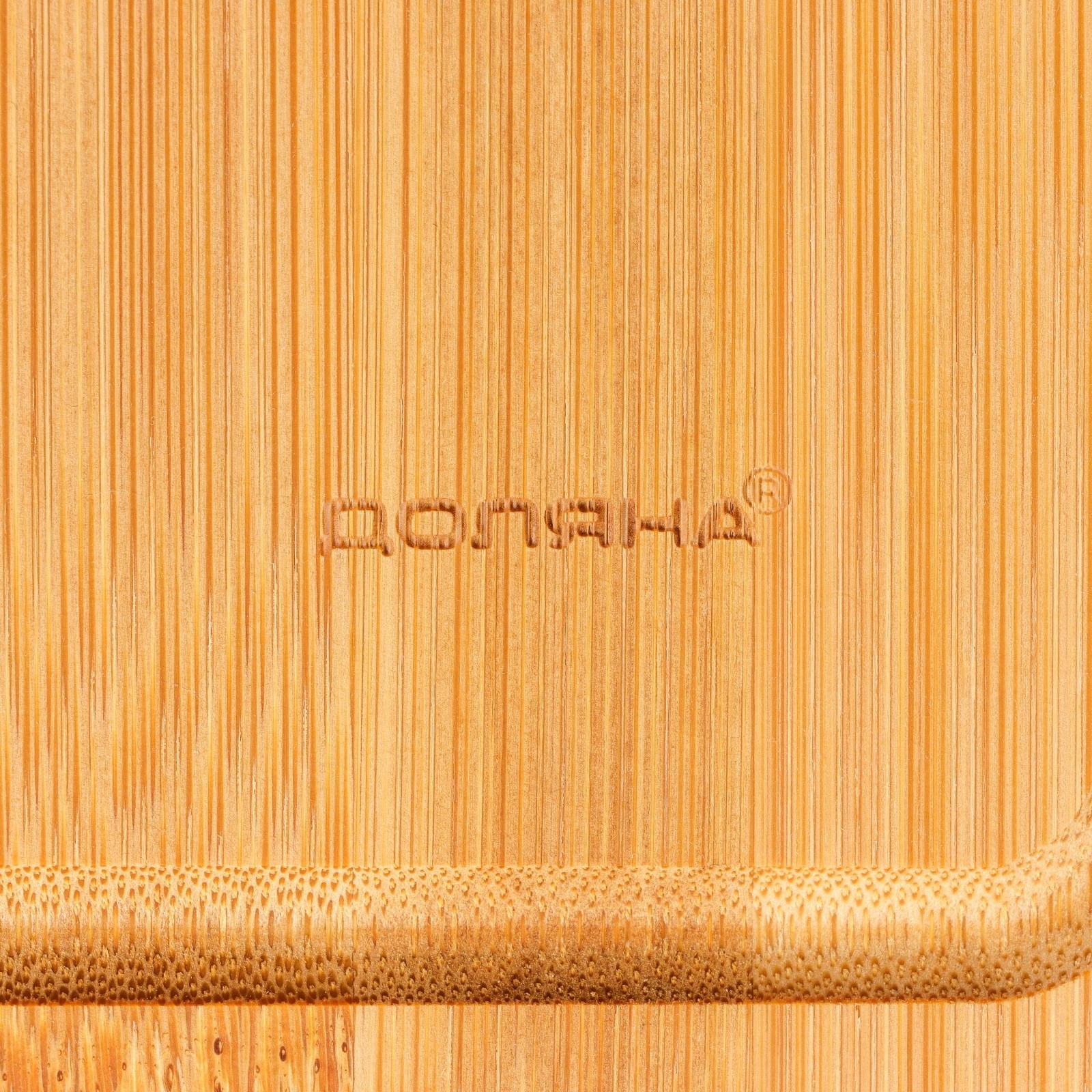 Доска разделочная Доляна «Идея», 35×25 см, бамбук