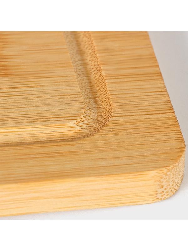 Доска разделочная Доляна «Идея», 35×25 см, бамбук