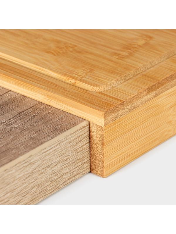 Доска разделочная Доляна «Идея», 35×25 см, бамбук