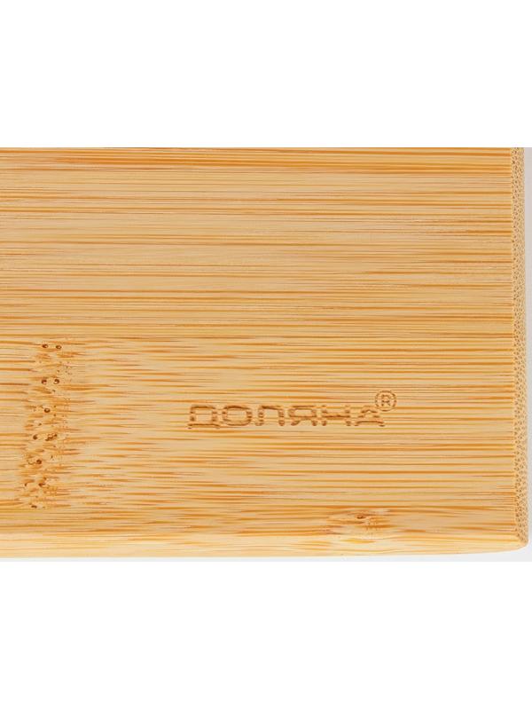 Доска разделочная Доляна «Идея», 28×20 см, бамбук