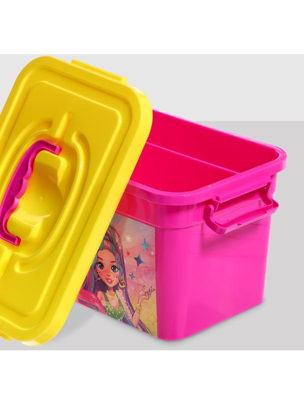 Ящик для хранения игрушек «Модницы», 6,5 л