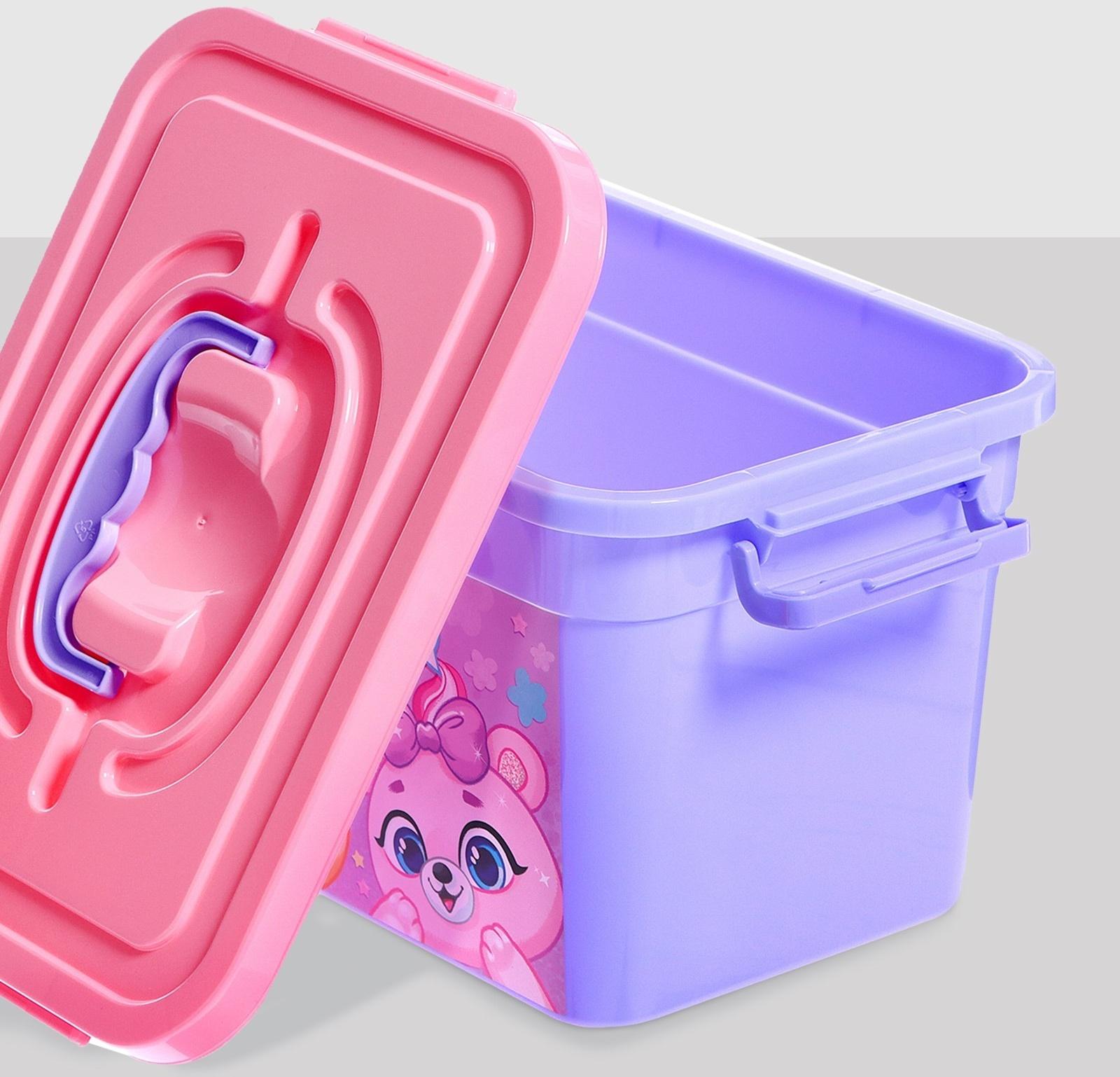 Ящик для хранения игрушек «Вместе поиграем», 6,5 л