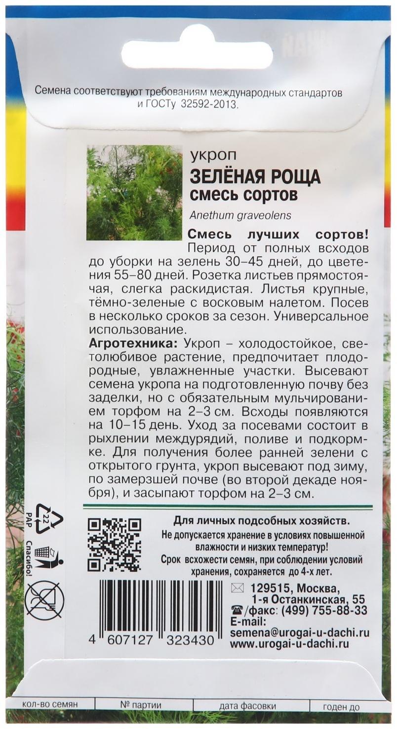 Семена Укроп 