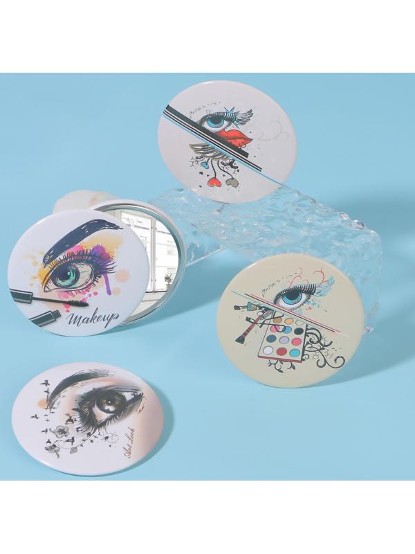 Зеркало карманное «Взгляд», d = 7 см, цвет МИКС