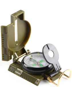 Компас тактический, корпус пластик