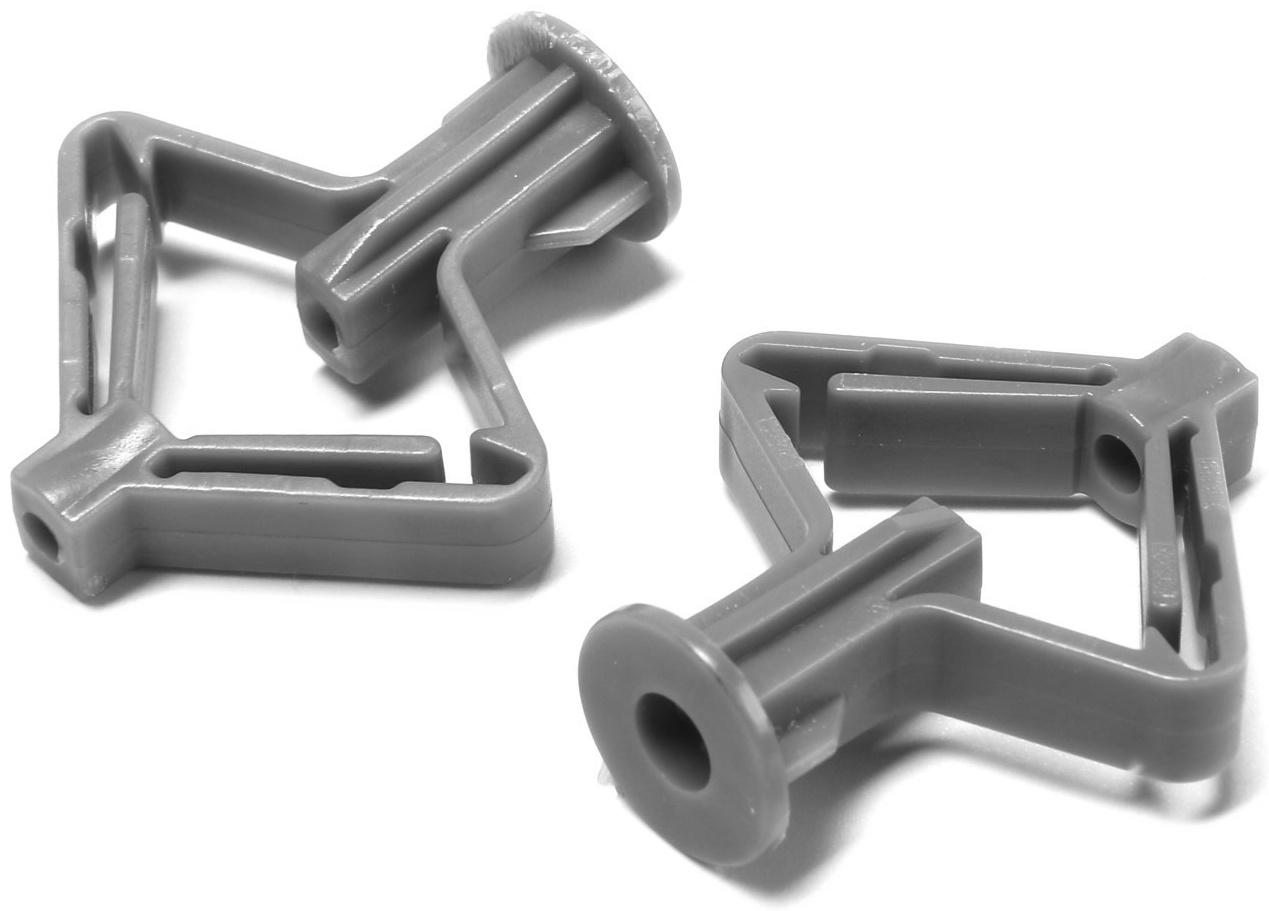 Дюбель ТУНДРА, тип Бабочка 35X32, с шурупом, цвет серый, 25 шт.