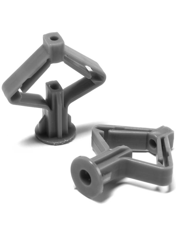 Дюбель ТУНДРА, тип Бабочка 35X32, с шурупом, цвет серый, 25 шт.