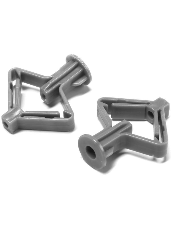 Дюбель ТУНДРА, тип Бабочка 35X32, с шурупом, цвет серый, 25 шт.