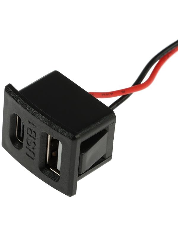 Провод USB, 2.1 А, 5 В, Type-C, провод 10 см