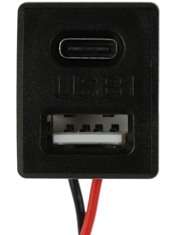 Провод USB, 2.1 А, 5 В, Type-C, провод 10 см