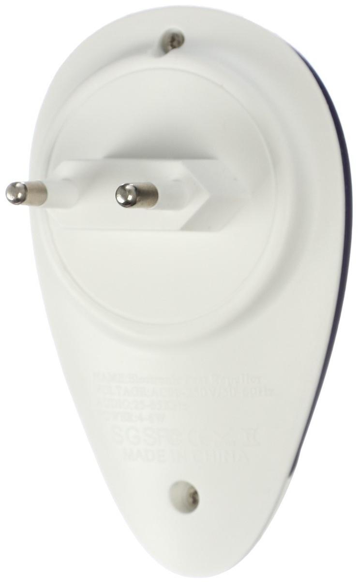 Отпугиватель насекомых и грызунов LRI-53, ультразвуковой, 100 м2, от сети, белый