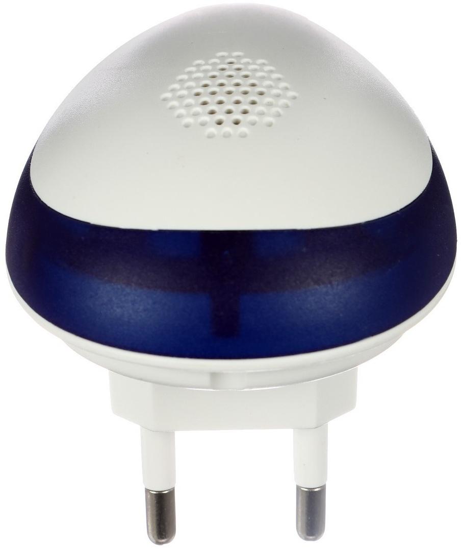 Отпугиватель насекомых и грызунов LRI-53, ультразвуковой, 100 м2, от сети, белый